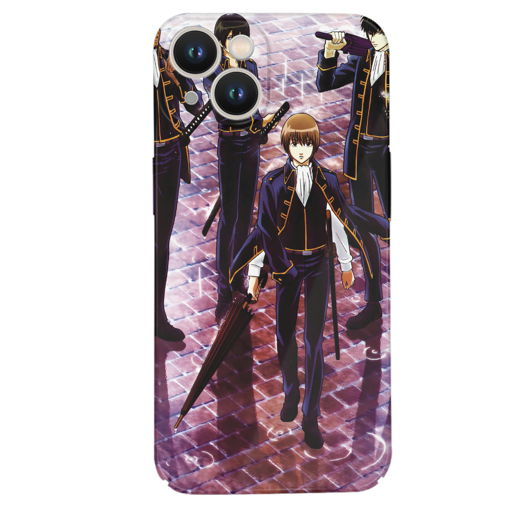 （画像用） ぎんたま 坂田銀時（さかたぎんとき） 神楽 志村新八（しむら しんぱち） GINTAMA Sakata Gintoki Kagura Shimura Shinpachi 【iPhone 14シリーズ対応】ハードケース